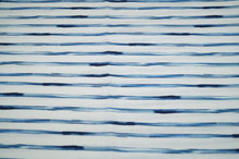 Laden Sie das Bild in den Galerie-Viewer, Baumwoll-Popeline blau gestreift/Kombinierbar mir Popeline das Meer

