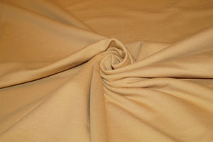 French-Terry Sweatstoff in der Farbe Camel