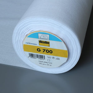 Vlieseline G700 / Bügeleinlage weiß
